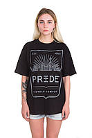 Футболка Pride ГОСПОРОМ чорна, розмір XS