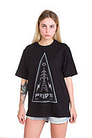 Футболка Pride ВИСОКОВТКА чорна, розмір S