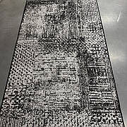 Доріжка на гумовій основі безворсова, не ковзає Flex 19197/80 графіт