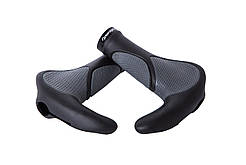 Грипси Green Cycle GGR-512 140mm ергономічні, з одним замком і ріжками чорний/сірий