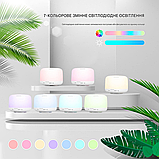 Ультразвуковий дифузор для ефірних олій 500мл, з пультом, 7 кольорів підсвічування, автовимкнення (білий), фото 2