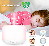 Ультразвуковий дифузор для ефірних олій 500мл, з пультом, 7 кольорів підсвічування, автовимкнення (білий), фото 4
