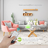 Ультразвуковий дифузор для ефірних олій 500мл, з пультом, 7 кольорів підсвічування, автовимкнення (білий), фото 6