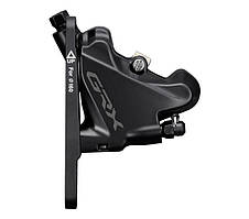 Каліпер гідравлічних гальм Shimano BR-RX400 GRX, FLAT MOUNT, передній, ротор 140/160 мм, колодка L03A