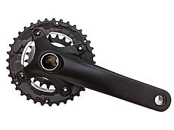 Комплект шатунів PROWHEEL VORTEX-551-TT (10S) 175mm, 22/36T black