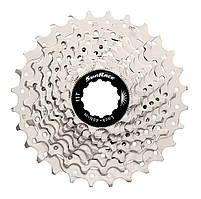 Касета 10-k 11-25T SUN RACE RS алюмінієвий павук, Metallic Silver