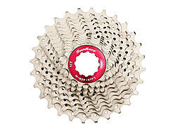 Касета 11-k 11-28T SUN RACE RX1 алюмінієвий павук, Metallic Silver