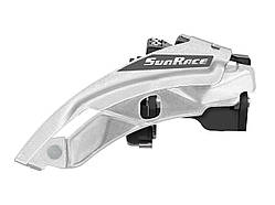 Перемикач пер. SUN RACE M500 8/7S, 42-34-24T, діаметр 34.9, адаптер під 31.8 і 28.6. Dual Pull