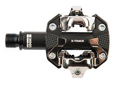 Педалі Look X-TRACK алюміній, вісь chromoly 9/16", темно-сіра