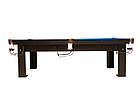 Більярдний стіл Корнет Gold 7 футів для гри в американський пул (ігрове поле ЛДСП 22 мм, лузи з викотом), фото 6