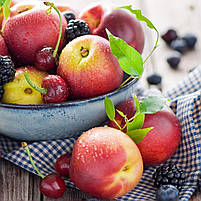 Модульна картина для кухні Фрукти, сучасний натюрморт Декор для їдальні 90х60см, фото 4