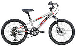 Велосипед 20" Apollo NEO Disc+  6s boys Brushed Alloy / Red / Black