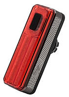 Мигалка задня Moon Helix PRO 150LM вбудований акум, USB TYPE-C кабель, чорна