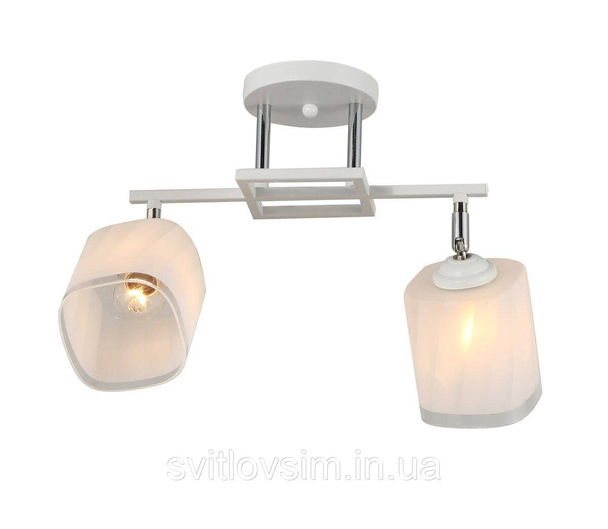 Стельовий світильник G 07472/2 білий + хром, фото 1