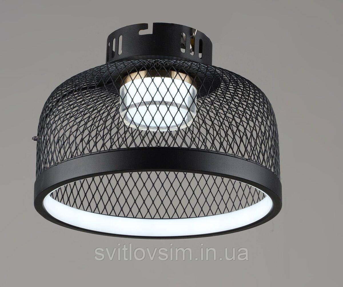 Люстра світлодіодна в стилі лофт VALESO B YH1348/34W BK+GD, фото 1