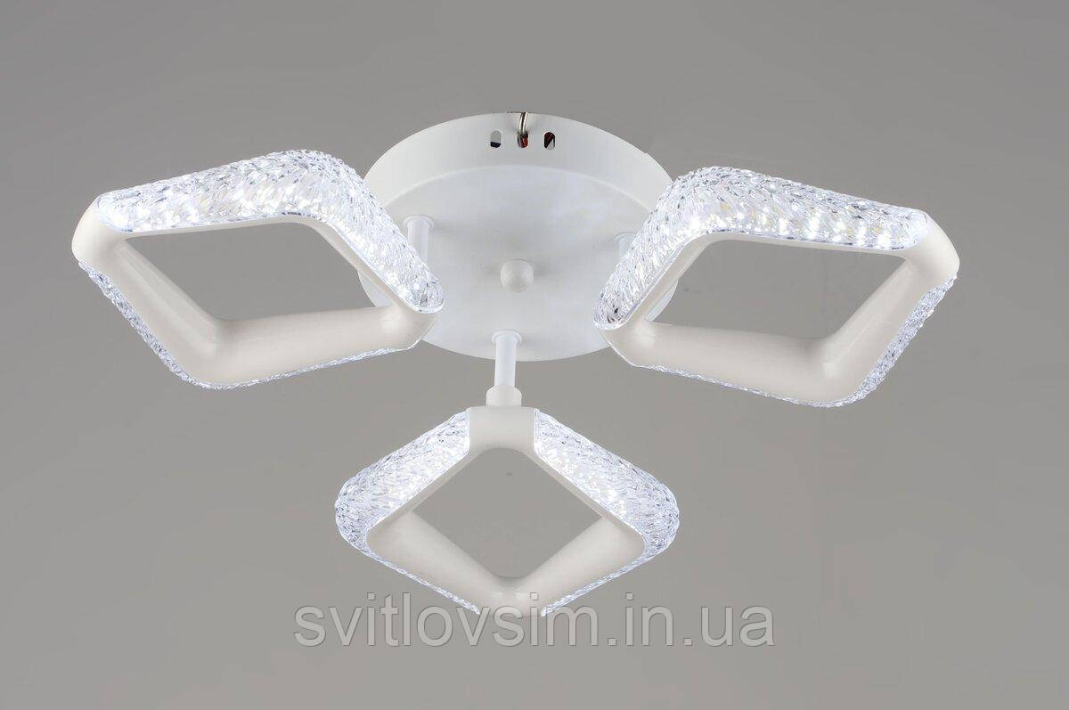 Люстра світлодіодна акрилова Sirius B YH1301/3 WT 18W, фото 1