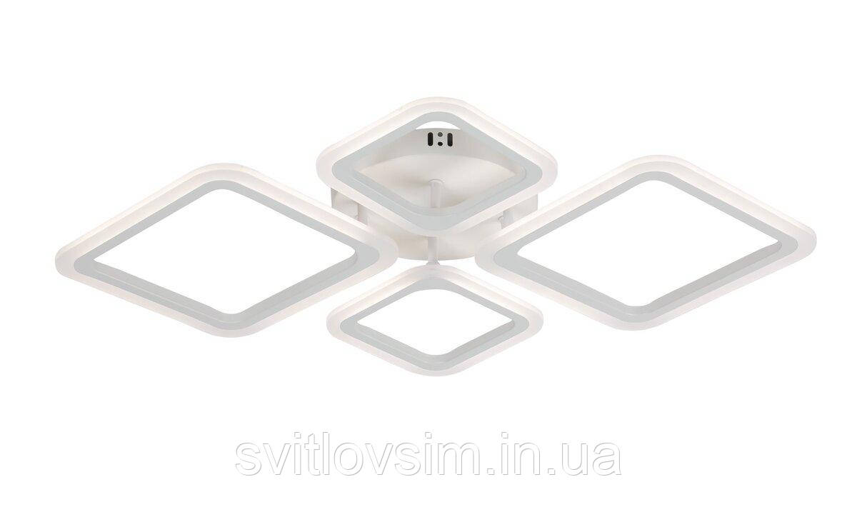 Світлодіодна люстра VALESO G 2710/2+2 WT 84W, фото 1