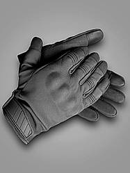 Рукавички Tactical демісезонні Чорні