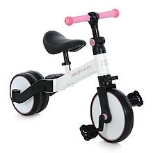 *Велосипед-біговел дитячий PROFI KIDS 10/8д. MBB 1008 white pink