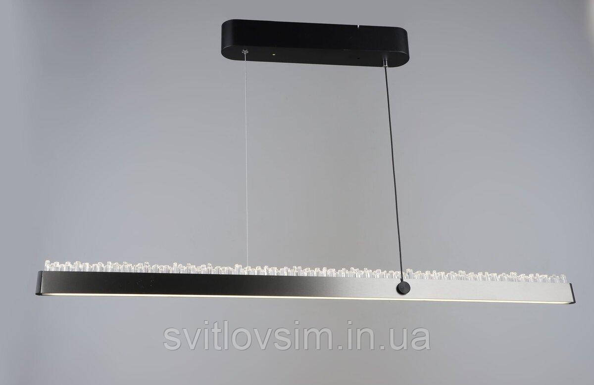 Люстра підвісна світлодіодна VALESO B YH1363/40W BK+GRAY, фото 1