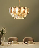 Гламурна люстра зі скляним листям CANAGUA