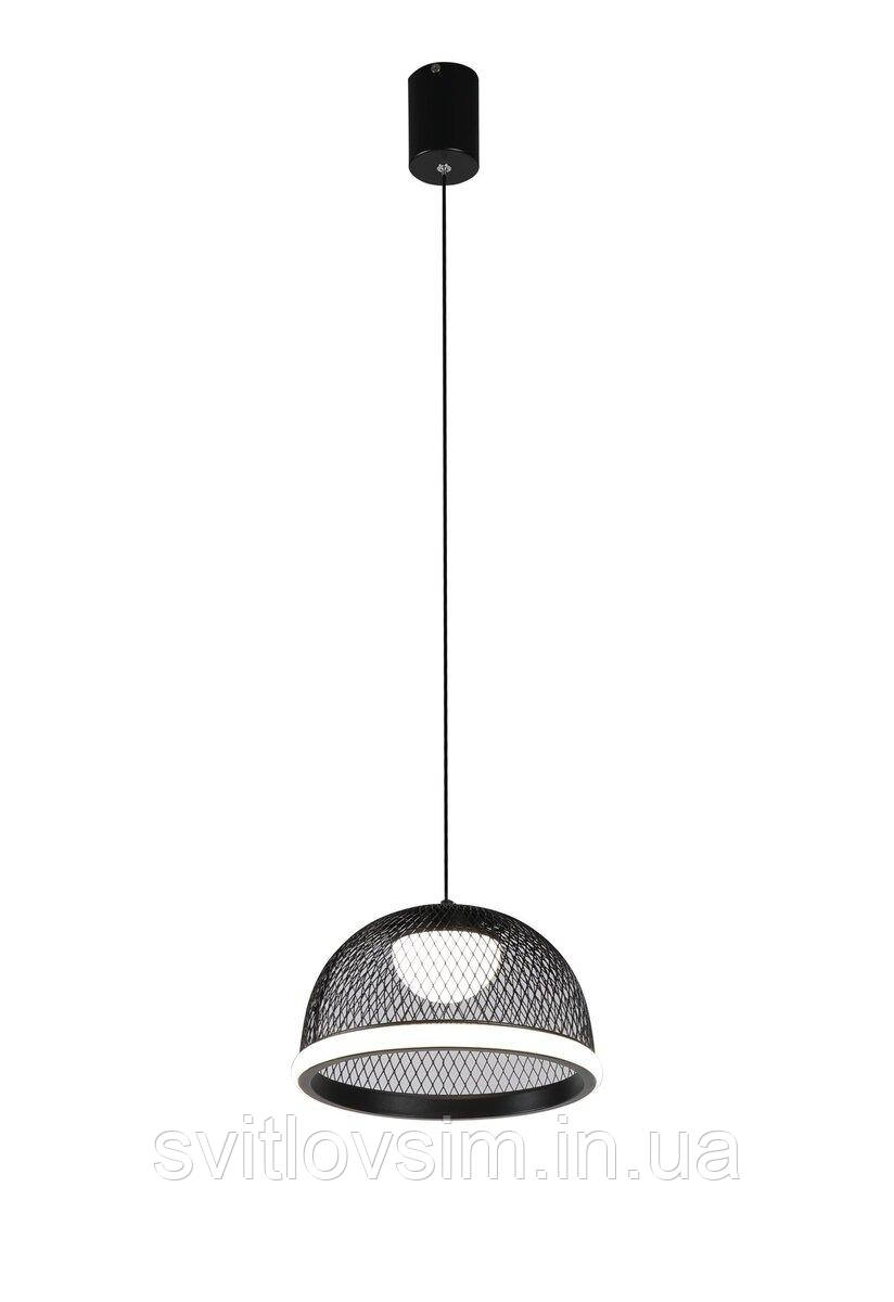 Підвісна світлодіодна люстра 2567/300 (Чорний) з пультом дистанційного керування, фото 1