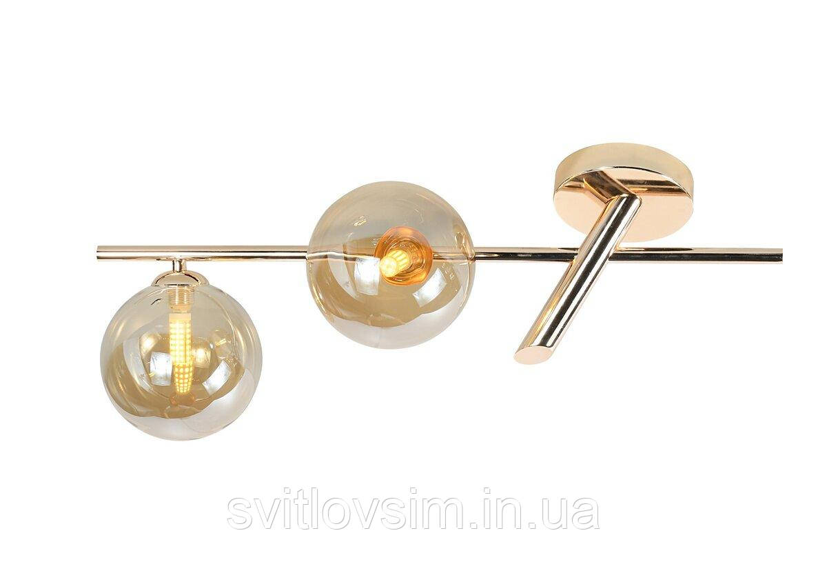 Люстра декоративна VALESO BX84015-2 GD на 2 плафони, фото 1
