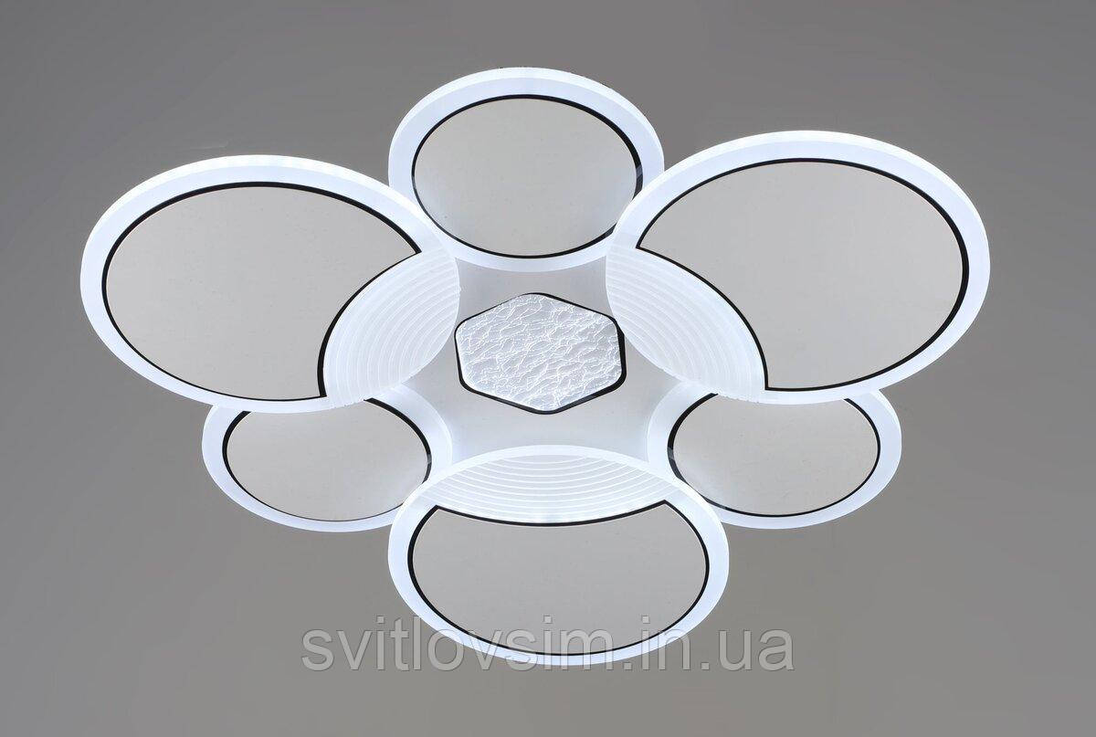 Люстра світлодіодна акрилова стельова Sirius YH1332/108W, фото 1