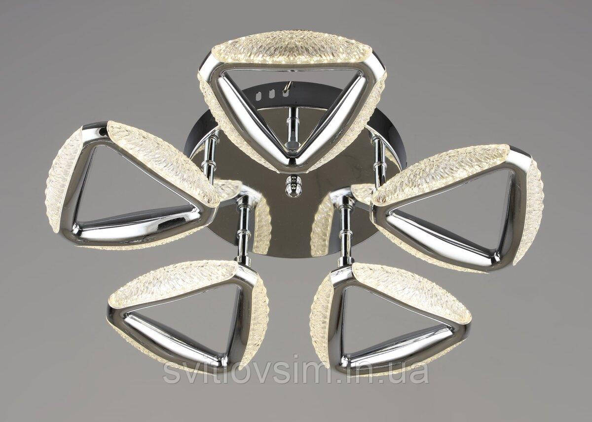 Люстра світлодіодна акрилова Sirius B YH1302/5 CH 30W, фото 1