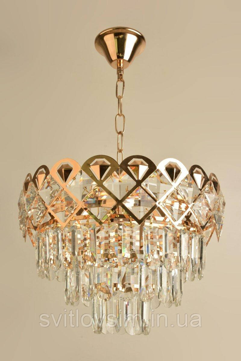 Люстра кришталева Sirius Л 8103/10-500 на 10 лампочок, фото 1