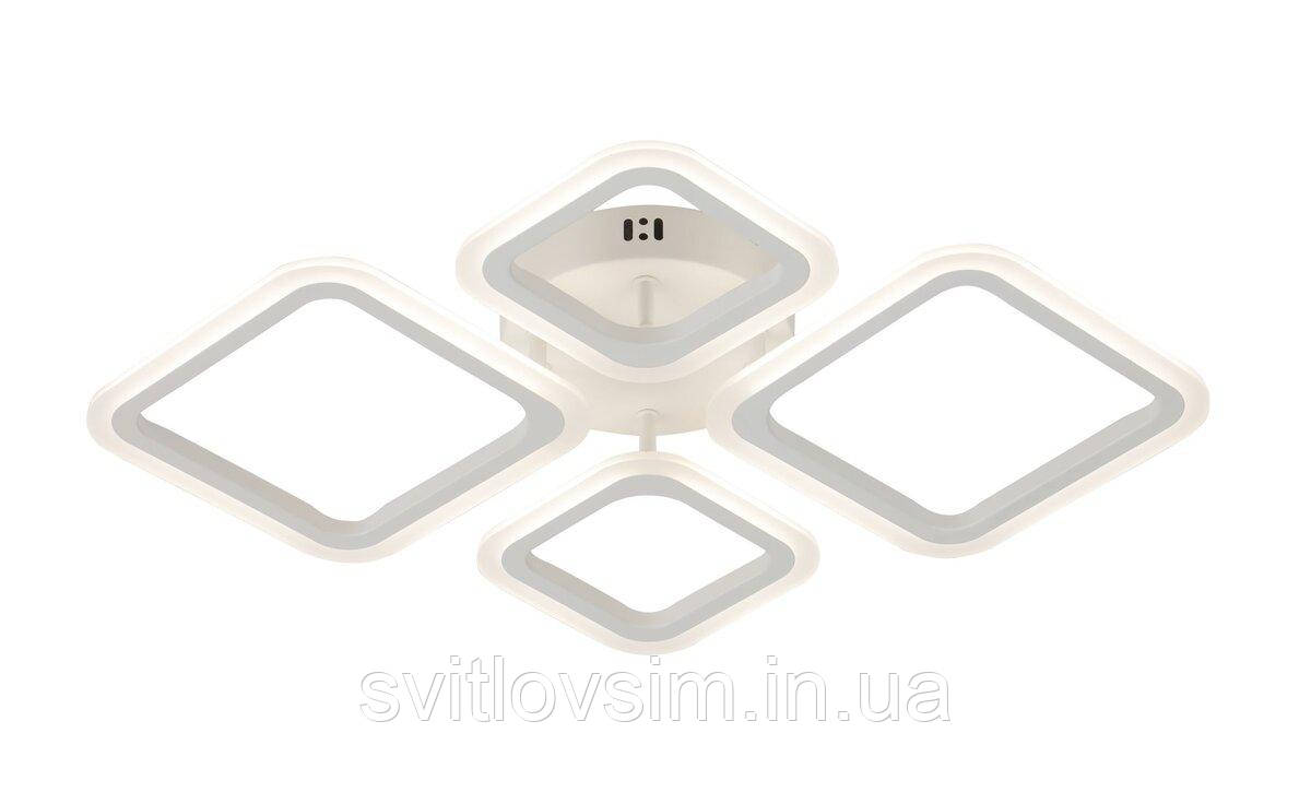 Світлодіодна люстра VALESO G 2929/2+2 72W Білий, фото 1