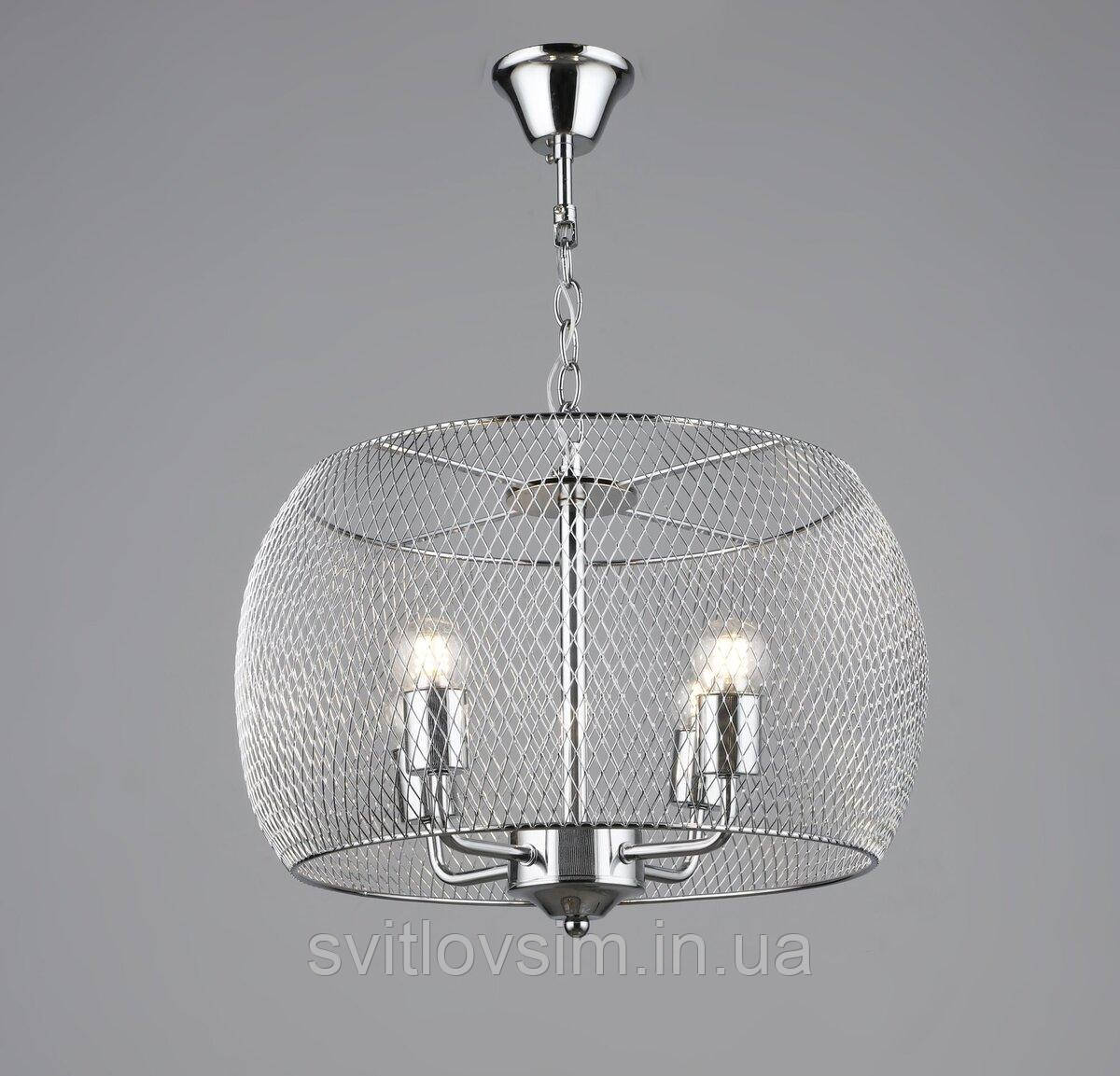 Люстра підвісна в стилі лофт металева Sirius B S2456/4 CH хром, фото 1