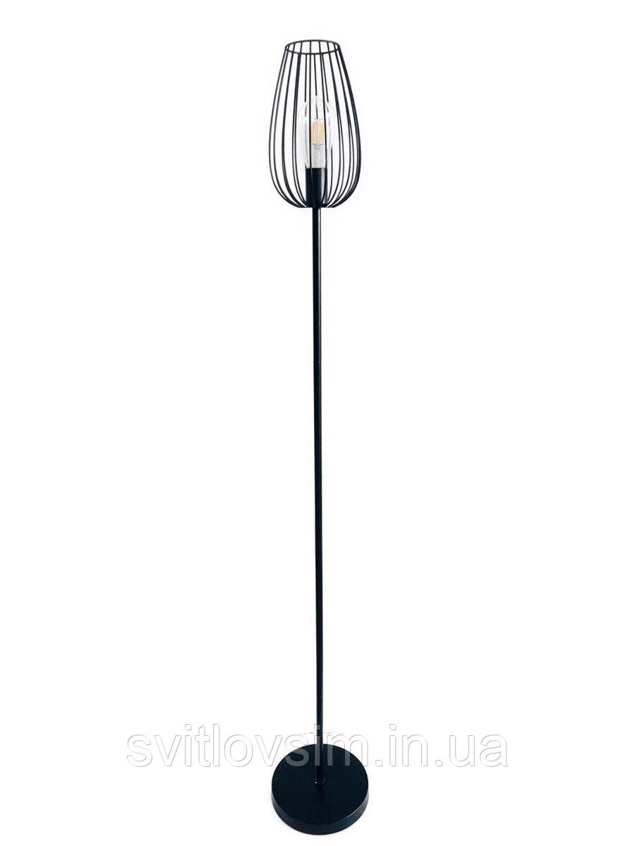 Торшер сучасний в стилі лофт Sirius TY-3089 BK чорна, фото 1