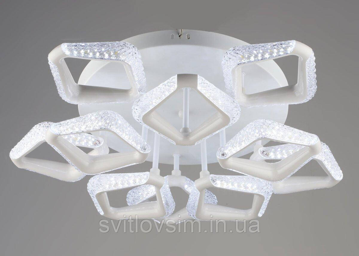 Люстра світлодіодна акрилова Sirius B YH1301/10 WT 60W, фото 1