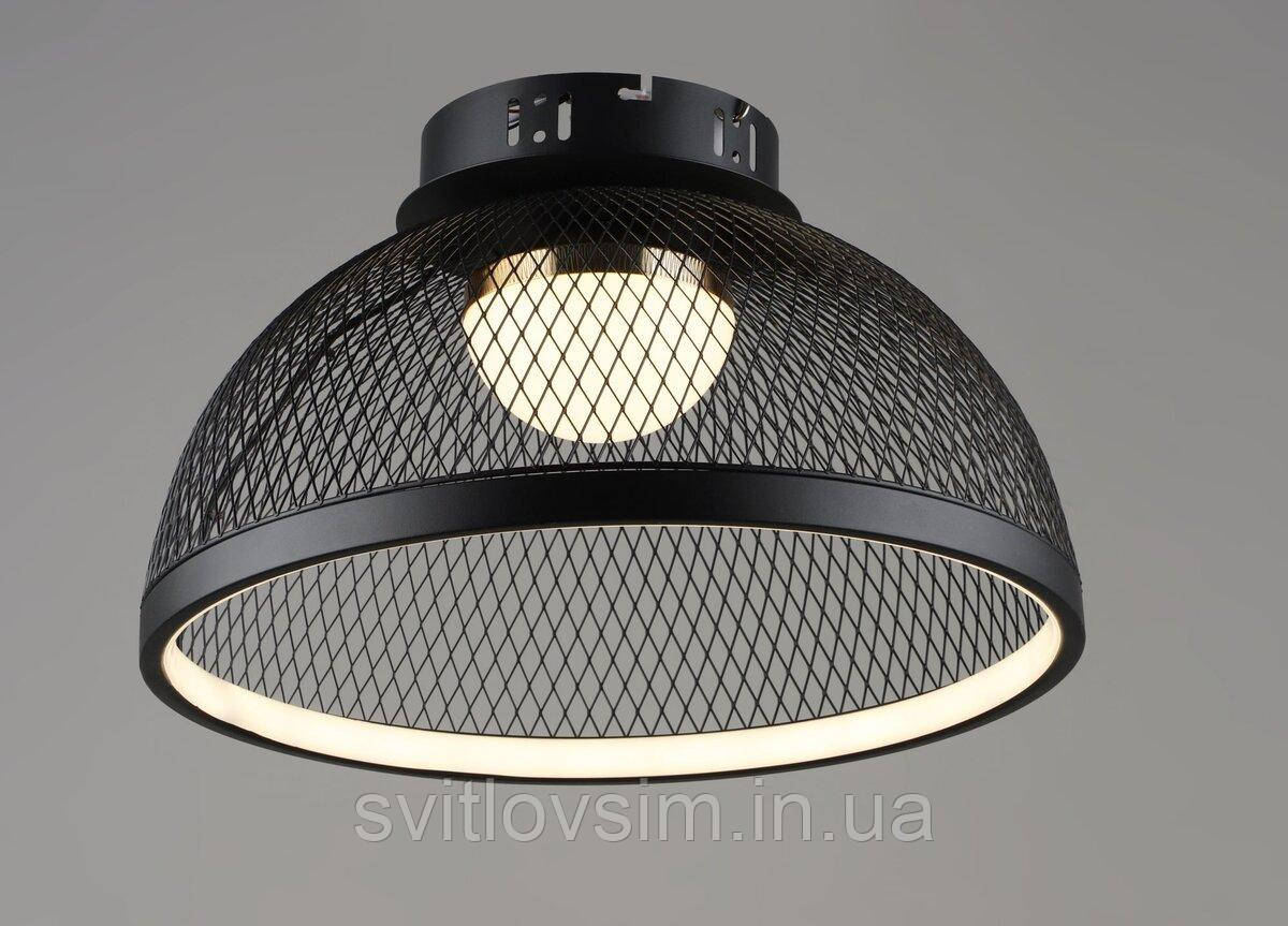 Люстра світлодіодна в стилі лофт VALESO B YH1349/28W BK+GD, фото 1