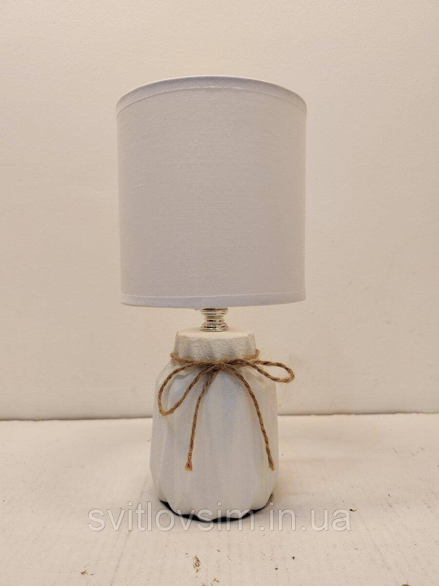 Настільна лампа декоративна VALESO HS8869 біла, фото 1