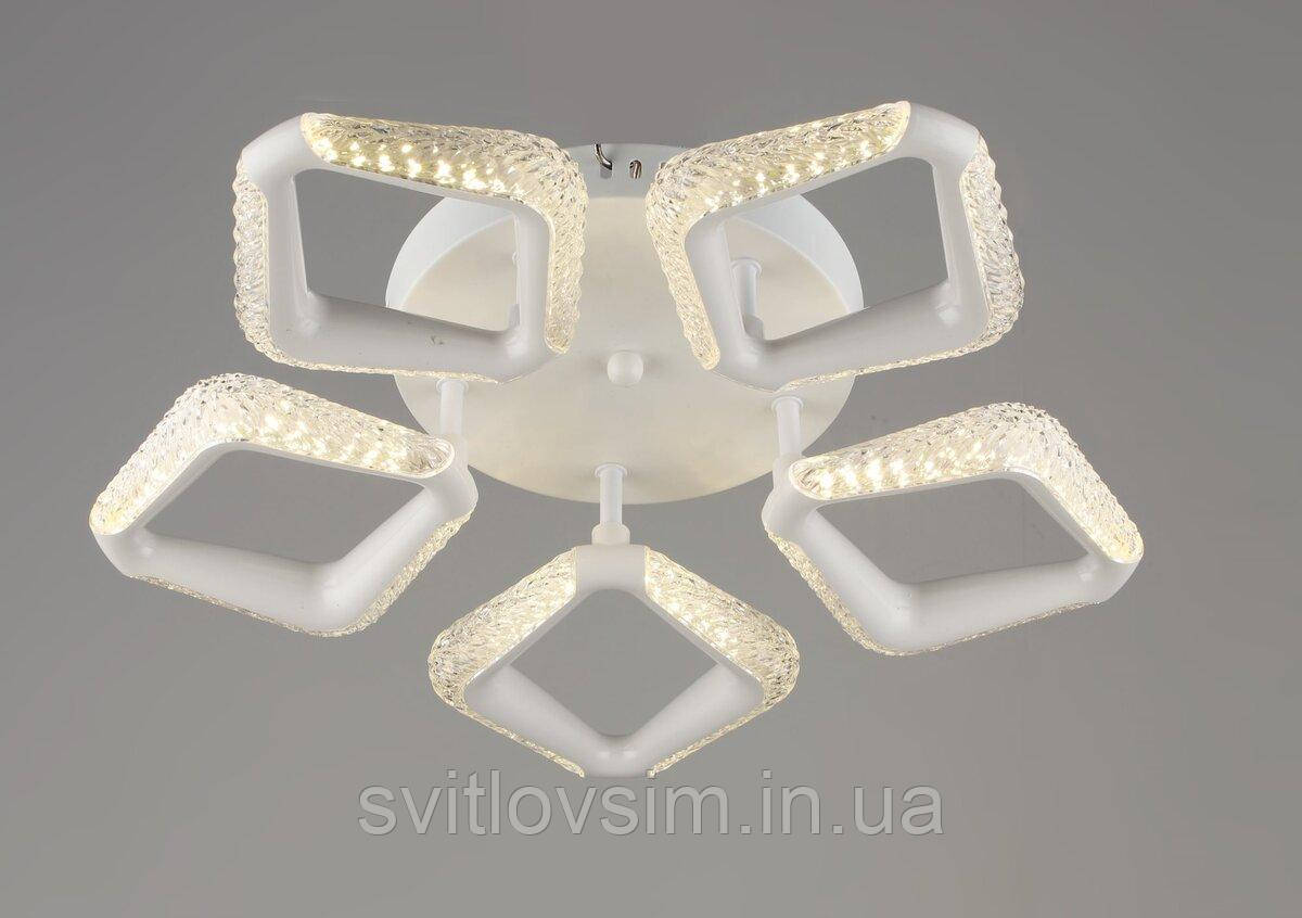 Люстра світлодіодна акрилова Sirius B YH1301/5 WT 30W, фото 1