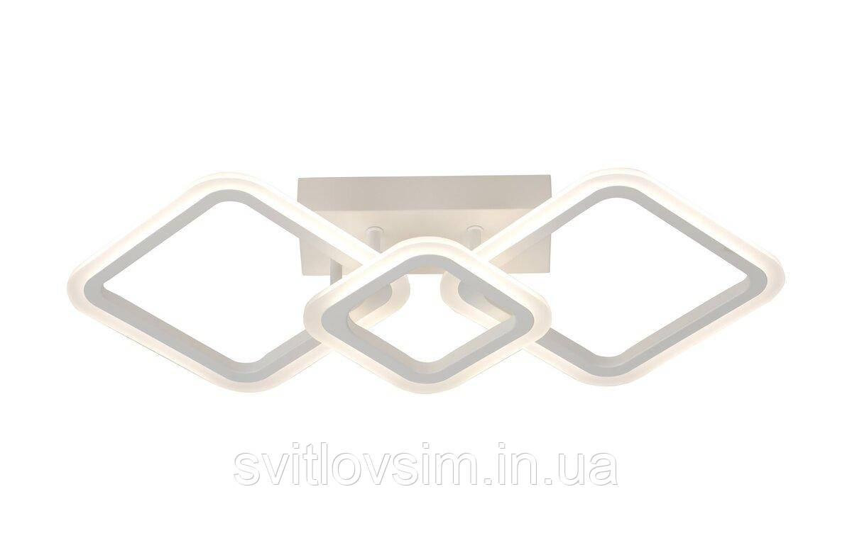 Світлодіодна люстра VALESO G 2929/2+1 58W Білий, фото 1