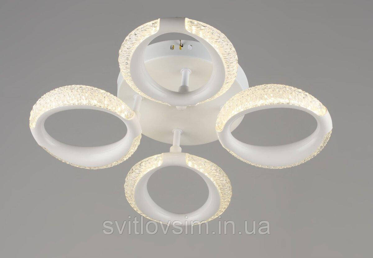 Люстра світлодіодна акрилова Sirius B YH1303/4 WT 24W, фото 1