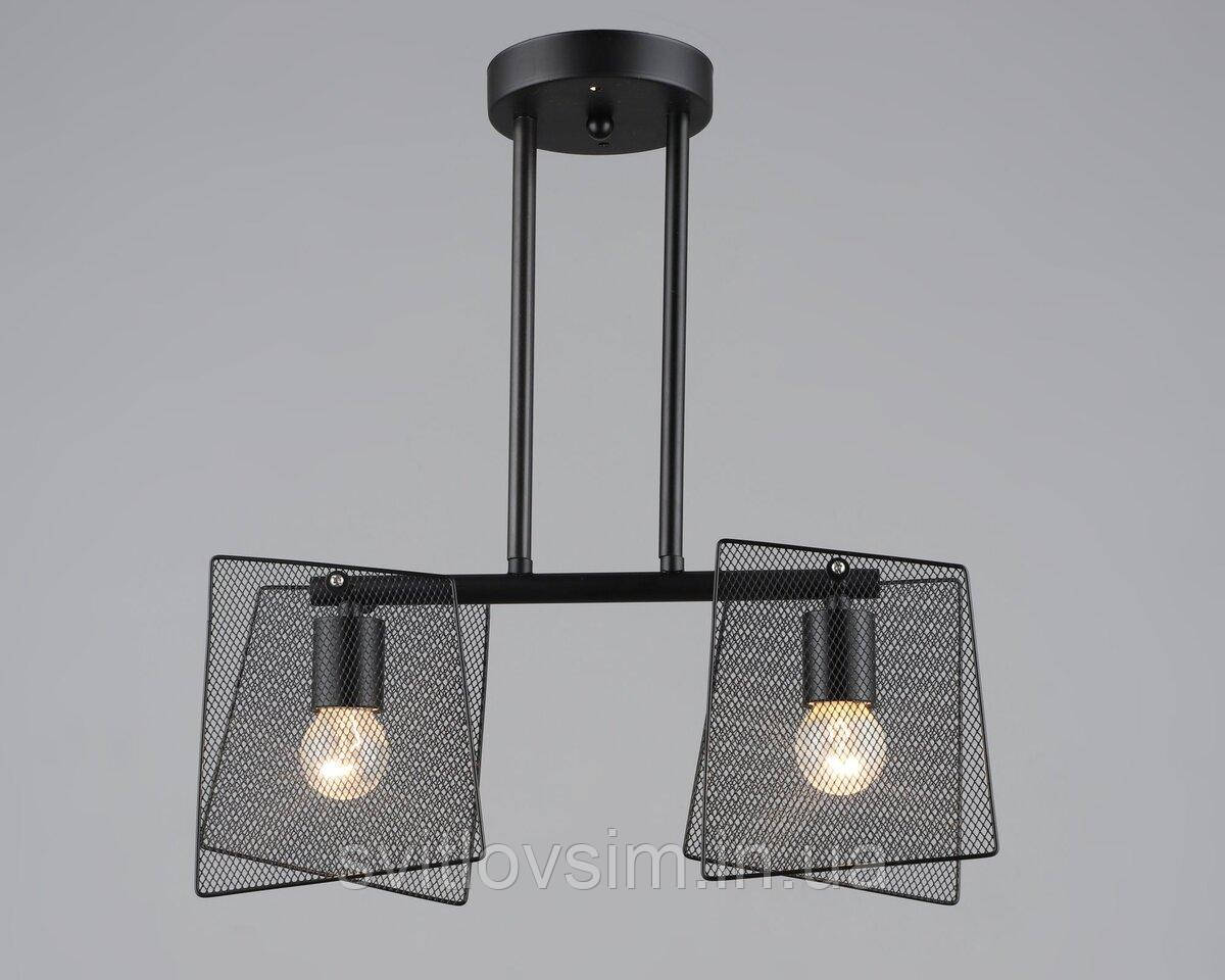Люстра в стилі лофт Sirius B S2469/2 BK чорна, фото 1