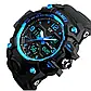 Годинник Skmei 1155BBU Blue | Спортивний цифровий чоловічий годинник із підсвіткою, секундоміром та водозахистом 50м, фото 3