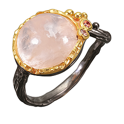 Морганіт срібна каблучка, 0571КМ