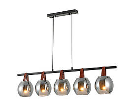 Люстра підвісна в стилі лофт G 321028/5 Matte Black