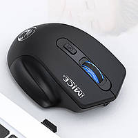 Бездротова ігрова мишка iMICE Black з LED-підсвічуванням та акумулятором для ПК та ноутбука