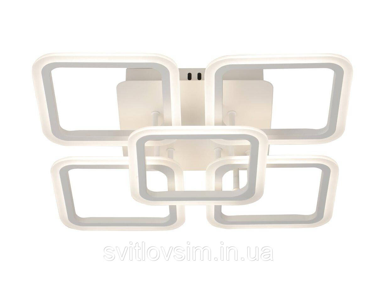 Світлодіодна люстра VALESO G 2929/4+1 110W Білий, фото 1