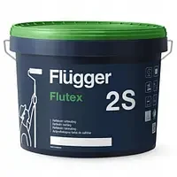 Фарба Flugger Flutex 2S (флюгер флютекс 2с) — 10 л, для стелі, матова водно-дисперсійна, латекс