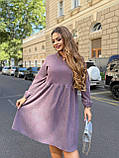 Сукня вельветова в кольорах опт роздріб дропшипінг 9861, фото 5