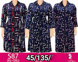 Халат велюровий"Hetai"S-87 (XL-5XL)