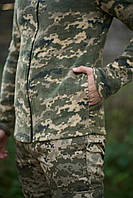 Чоловіча військова флісова кофта з липучками для шевронів