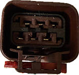 Роз'єм ЕБН (модуля паливного насоса) Ланос, Сенс (6 контактів), фото 2